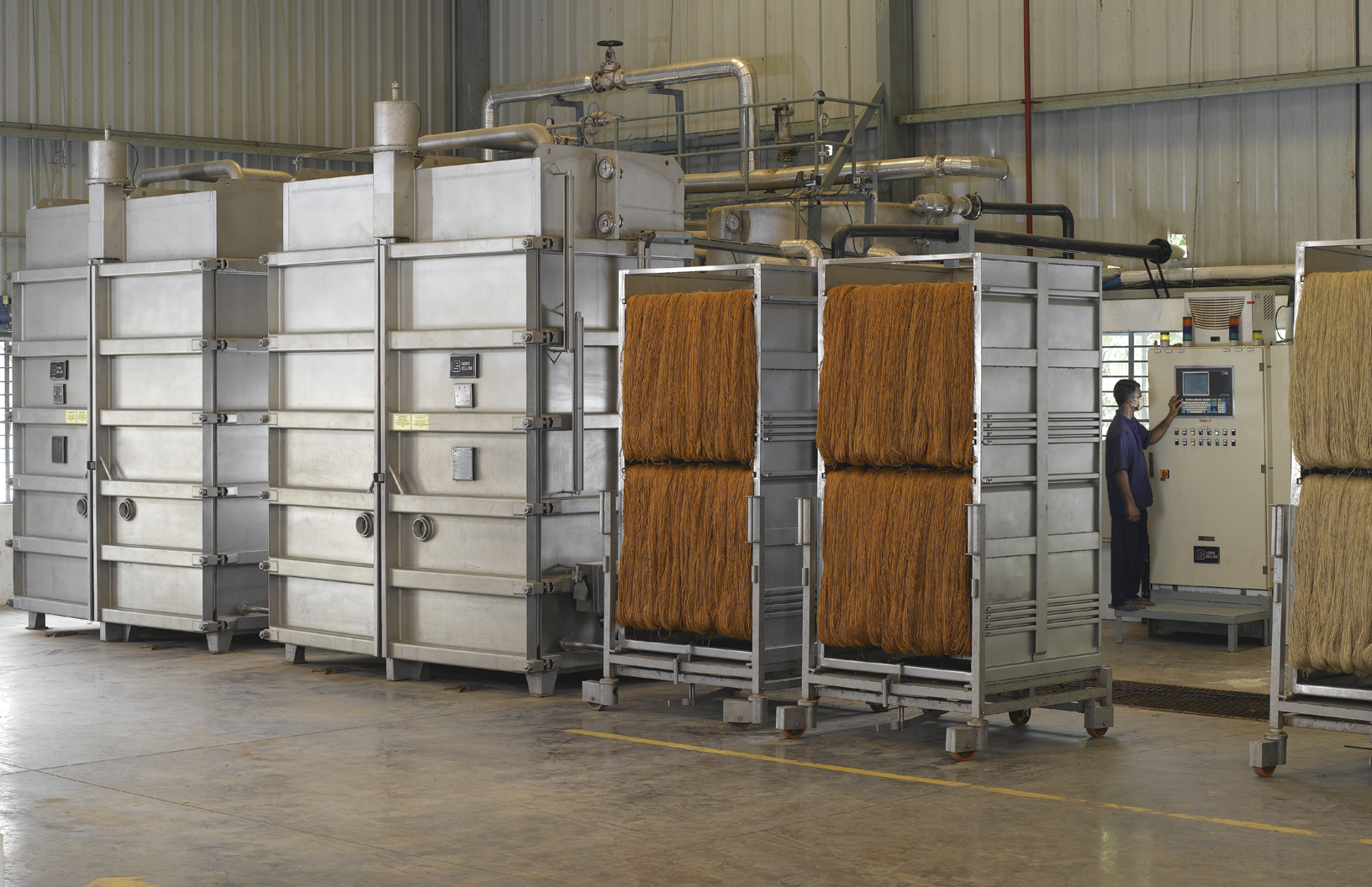 Textile making process.